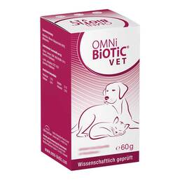 Abbildung: Omni Biotic Vet Erg.Futterm.Pulver für Hunde / Katzen 60 g, Pulver PZN 20164175