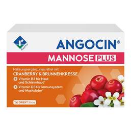 Abbildung: Angocin Mannose Plus Pulver zum Einnehmen 14X3 g, Pulver zum Einnehmen PZN 20168078