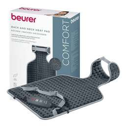 Abbildung: Beurer HK64 Rücken- / Nacken-Heizkissen cosy grey 1 St PZN 20206560