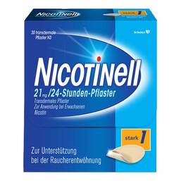 Abbildung: Nicotinell 21 mg / 24-Stunden-Pflaster 52,5mg 30 St, Pflaster transdermal PZN 20277790