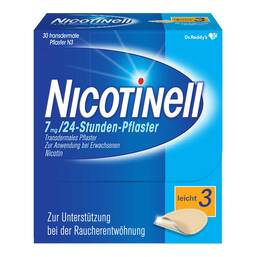 Abbildung: Nicotinell 7 mg / 24-Stunden-Pflaster 17,5mg 30 St, Pflaster transdermal PZN 20277809