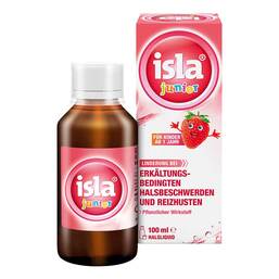 Abbildung: Isla Junior Halsliquid 100 ml, Saft PZN 20291100