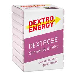 Abbildung: Dextro Energen Johannisbeere Würfel 1 St, Würfel PZN 20333005