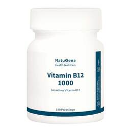 Abbildung: Vitamin B12 1000 Methylcobalamin bioaktiv vegan 180 St, Presslinge PZN 20339321
