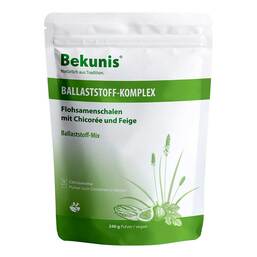 Abbildung: Bekunis Ballaststoff-Komplex mit Flohsamenschalen 240 g, Pulver zur Herstellung einer Lösung zum Einnehmen PZN 20368222