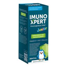 Abbildung: Imunoxpert Junior Susp Vitamin C + Beta-Glucan Suspension 120 ml, Suspension PZN 20368558