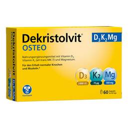 Abbildung: Dekristolvit Osteo D3K2 Mg Kapseln 60 St, Kapseln PZN 20391988