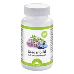 Abbildung: Oregano-Öl Schwarzkümmelöl Bio Kapseln Dr. Jacob`s 60 St, Kapseln PZN 20393935