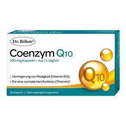 Abbildung: Dr. Böhm Coenzym Q10 Kapseln 30 St, Kapseln PZN 20398051