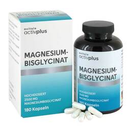 Abbildung: Activplus Magnesiumbisglycinat 300 mg Kapseln 180 St, Kapseln PZN 20409978