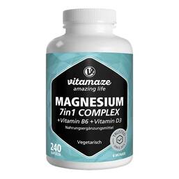 Abbildung: Magnesium 7IN1 Komplex + B6 + D3 Kapseln 240 St, Kapseln PZN 20514356