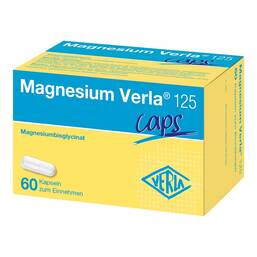 Abbildung: Magnesium Verla 125 Caps 60 St, Kapseln PZN 20520799
