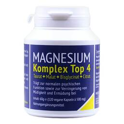 Abbildung: Magnesium Komplex Top 4 Kapseln 120 St, Kapseln PZN 20524018