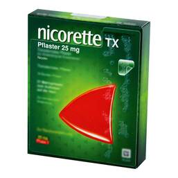 Abbildung: Nicorette TX Pflaster 25 mg 21 St, Pflaster transdermal PZN 20546327