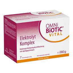 Abbildung: Omni Biotic Vital Elektrolyt Kompl.Apfel Pulver Sach. 7X40 g, Pulver PZN 20575501
