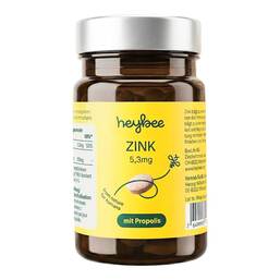 Abbildung: Heybee Zink 5,3 mg + Propolis Tabletten 100 St, Tabletten PZN 20580436
