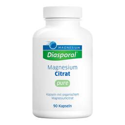 Abbildung: Magnesium Diasporal Citrat pure Kapseln 90 St, Kapseln PZN 20581097
