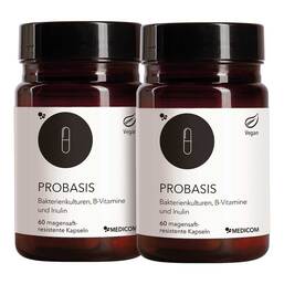 Abbildung: Probasis magensaftresistente Kapseln 2X60 St, Kapseln magensaftresistent PZN 20627043