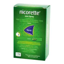Abbildung: Nicorette Mint Spray 1 mg / Sprühstoß 3 St, Spray PZN 20651892