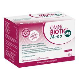 Abbildung: Omni Biotic Meno 28x2 g Sachets + 28 Kapseln 1 St, Kombipackung PZN 20717740