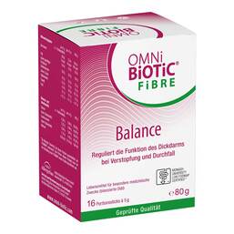 Abbildung: Omni Biotic Fibre Balance Pulver Sticks 16X5 g, Pulver PZN 20780106