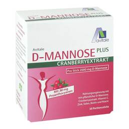 Abbildung: D-Mannose Plus Cranberryextrakt 2000mg Pulver Sticks 30X2.71 g, Pulver PZN 20789202