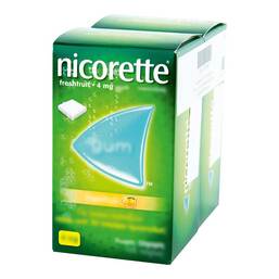 Abbildung: Nicorette 4 mg freshfruit Kaugummi 210 St, Kaugummi PZN 20792983