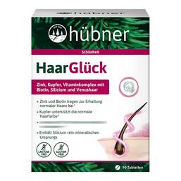 Abbildung: Hübner Haarglück Tabletten 90 St, Tabletten PZN 20942655