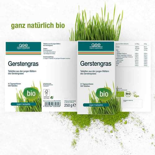 Gerstengras 500 mg Bio Tabletten - 2