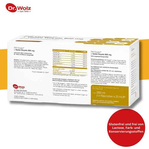 Zell Oxygen + Gelee Royale 600 mg Trinkampullen - 7