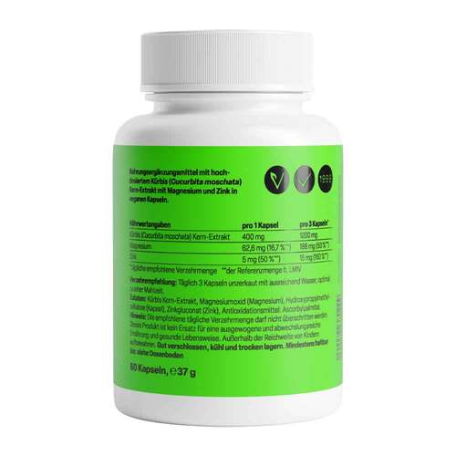 K&uuml;rbiskern Plus Zink + Magnesium Kapseln - 2