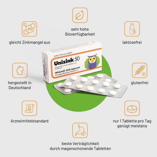 Unizink® 50 Tabletten - 3