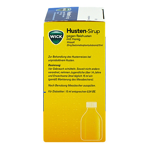 WICK Husten Sirup gegen Reizhusten mit Honig - 3