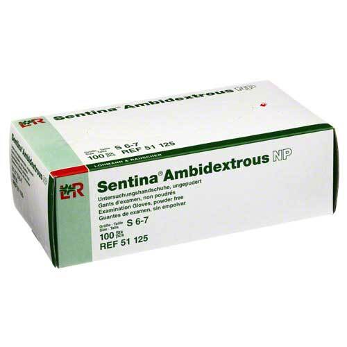 Abbildung: Sentina Ambidextrous Untersuchungshandschuhe ungepudert S Handschuhe, 100 St PZN 00816919