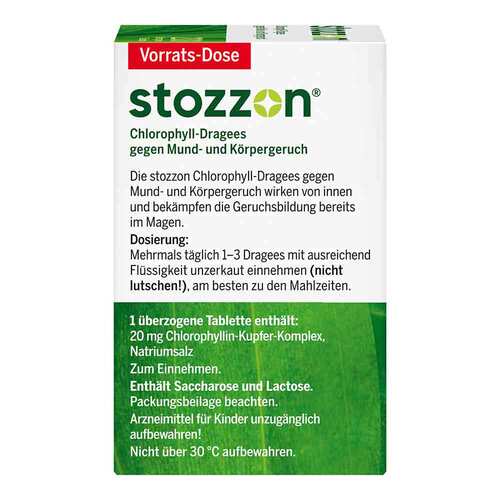 Stozzon Chlorophyll überzogene Tabletten - 4