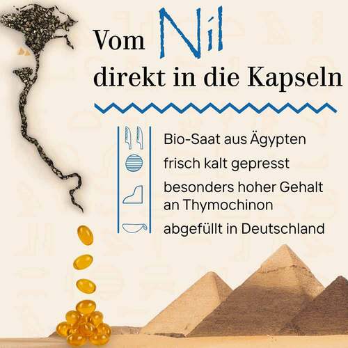 Schwarzk&uuml;mmel &Auml;gypt pur Kapseln - 2