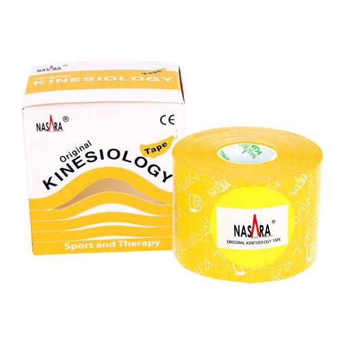 Kinesiotape Nasara 5cmx5m gelb - 1