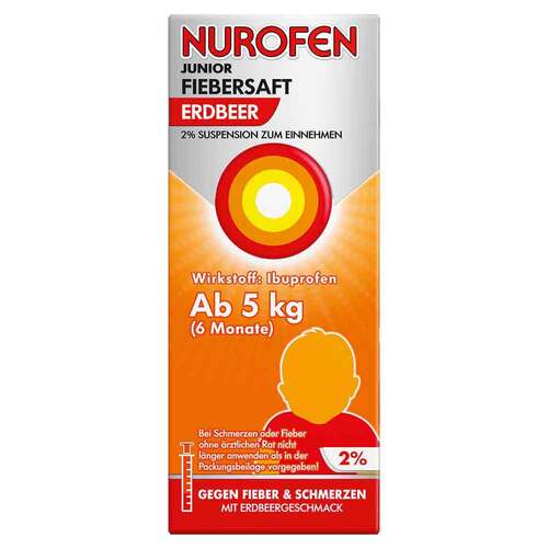Nurofen Junior Fiebersaft Erdbeer 2% - 1