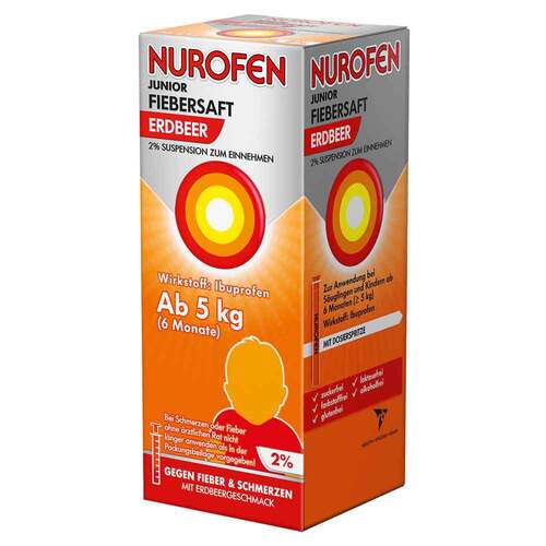 Nurofen Junior Fiebersaft Erdbeer 2% - 2
