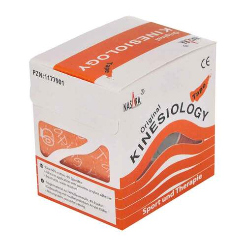 Kinesiotape Nasara 5cmx5m orange - 3