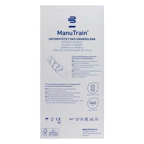 Manutrain Handgelenkbandage Gr&ouml;&szlig;e 1 links natur - 2