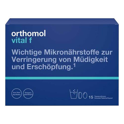 Orthomol Vital F Granulat/ Kapseln/Tabletten Kombipackung - 1