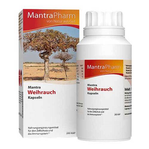 Abbildung: Mantra Weihrauch Kapseln Vitamin E Zink und Selen Kapseln, 200 St PZN 01418121