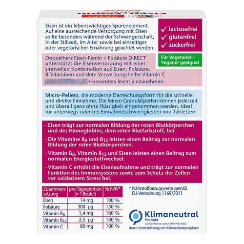 Doppelherz Eisen-Femin direct Pellets - 2