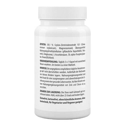 Zimt 500 mg + Zink + Chrom Kapseln - 3