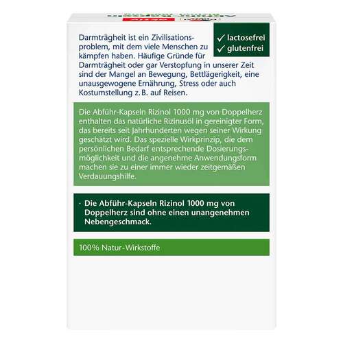 Doppelherz Abführ-Kapseln Rizinol 1000 mg - 2