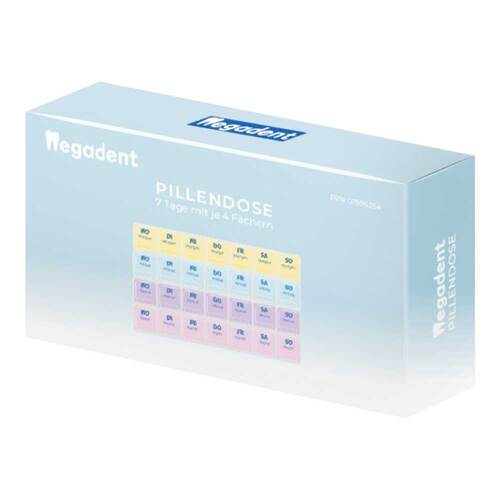 Pillendose 7 Tage + 4 F&auml;cher je Tag Kunststoff - 1