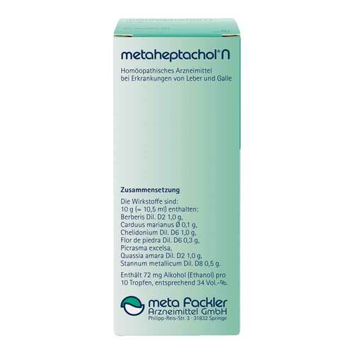 Metaheptachol N Tropfen zum Einnehmen - 2