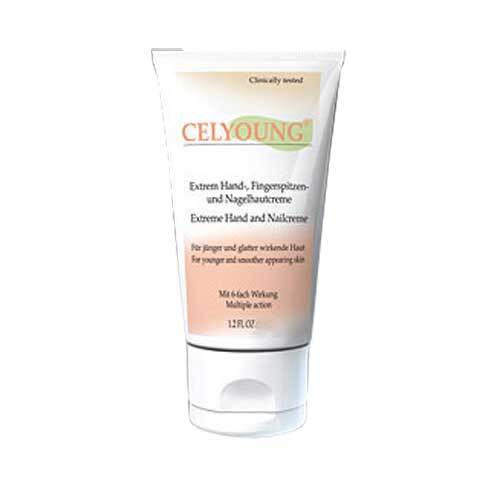 Abbildung: Celyoung Extrem Hand-, Fingerspitzen- und Nagelhautcreme Creme, 100 ml PZN 01747787