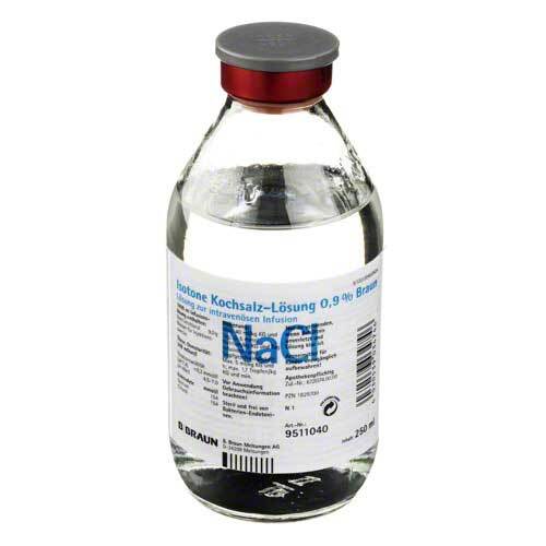Kochsalzl&ouml;sung 0,9% Glasflasche - 1